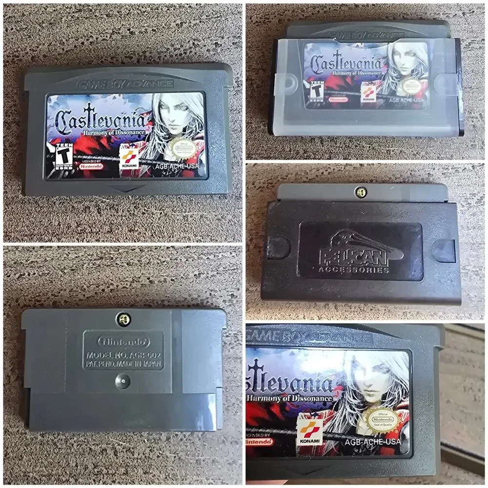 Castlevania Harmony of Dissonance Cartridge Game Boy Advance GBA Authentic